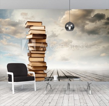 Picture of Column of books